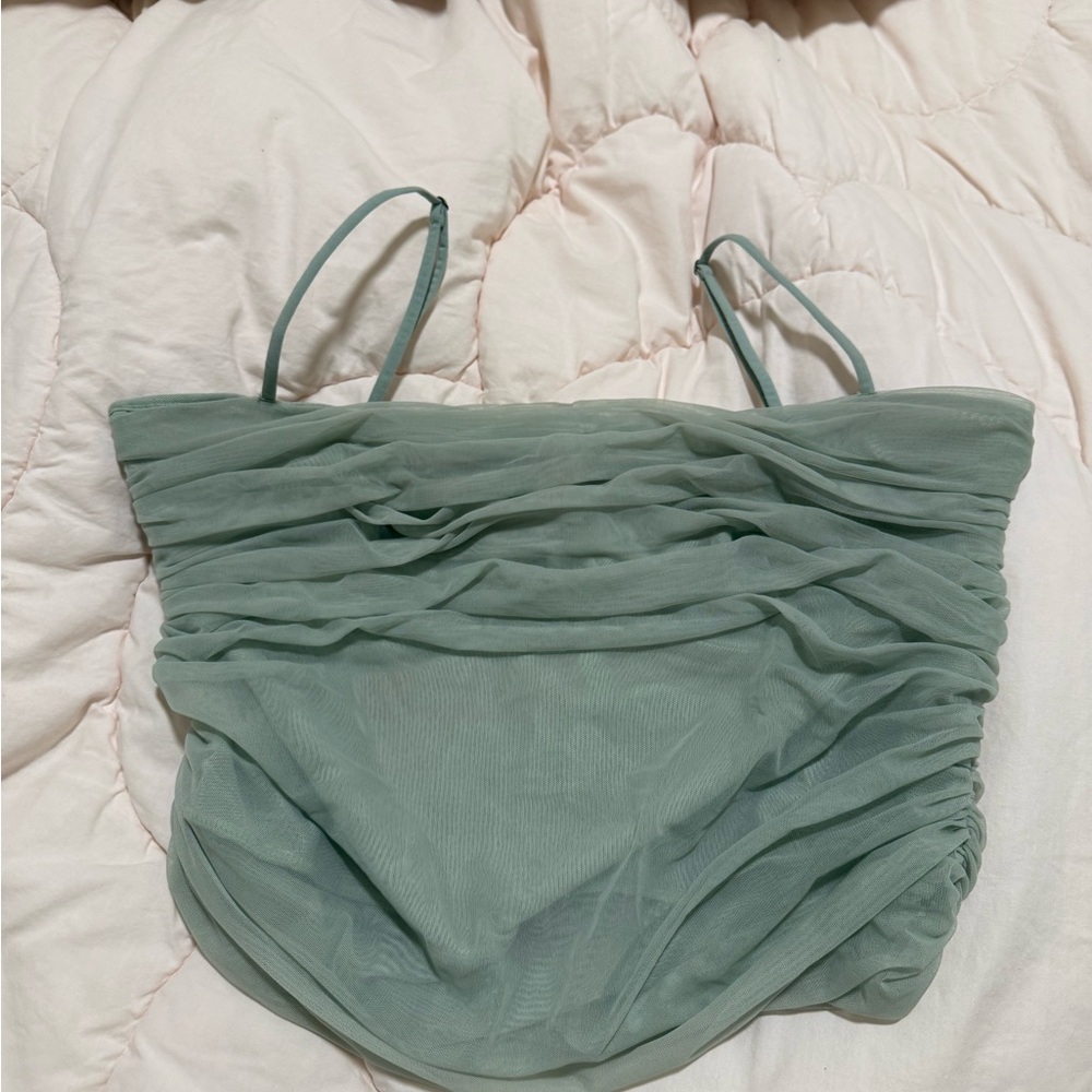 Aritzia Luxor Ten Corset Ruched Top